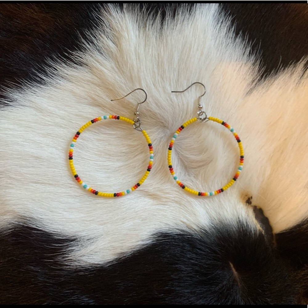 Hand Beaded Earrings